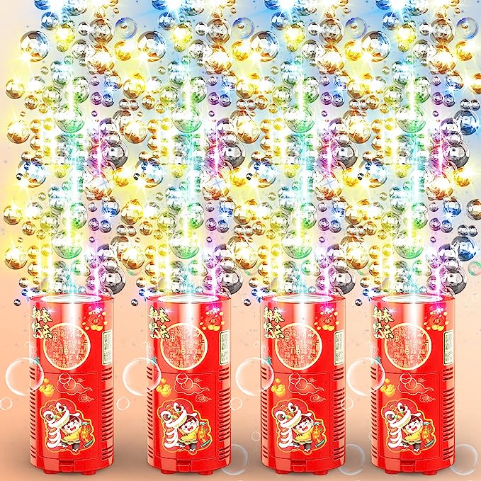 Fireworks Bubble Machine With 80ml Bubble Solution