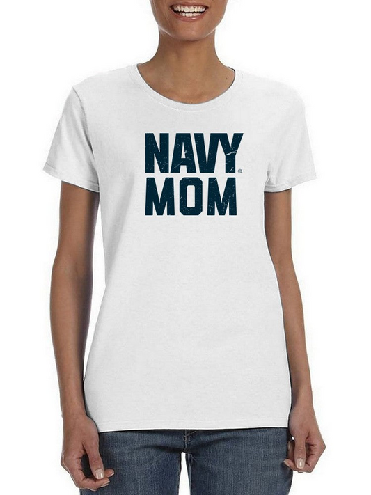 Navy Mom Women's T-shirt