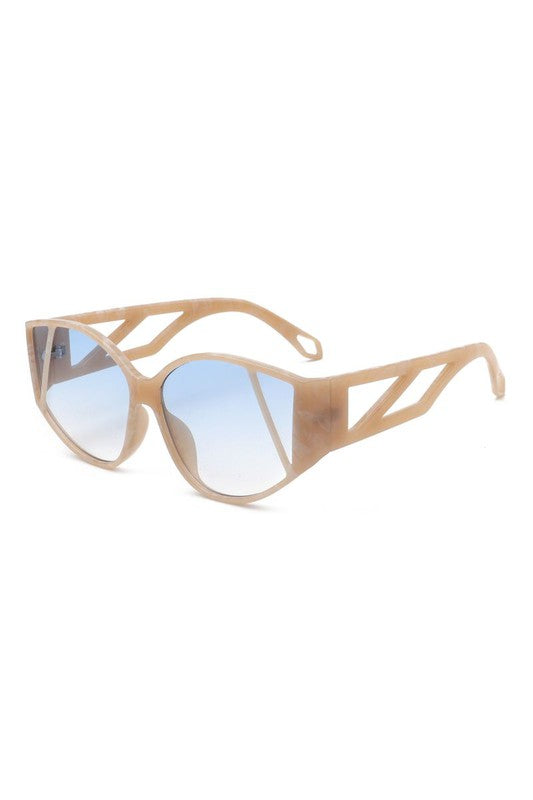 Women Geometric Round Cat Eye Fashion Sunglasses