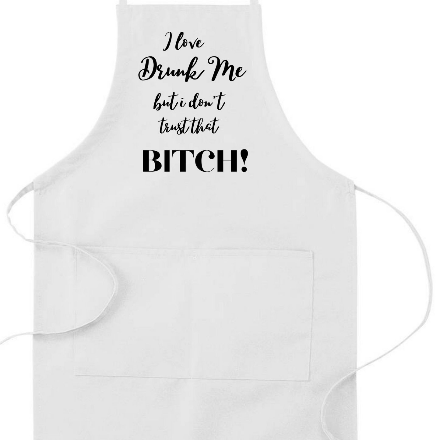 Funny Adjustable Kitchen or BBQ Apron, Sarcastic Gift for the Cook or Griller, Kitchen Gifts, Apron with Pockets, Craft Apron