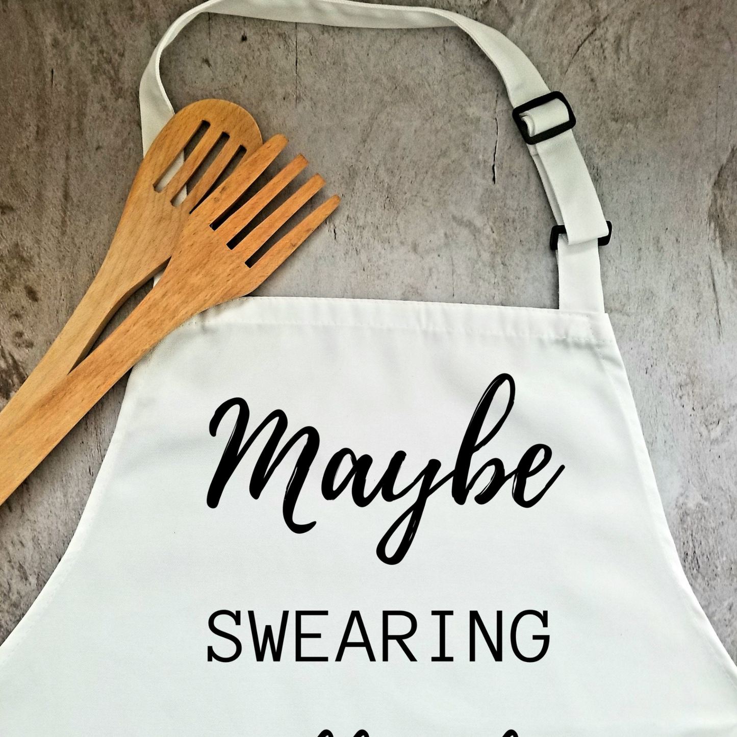 Funny Adjustable Kitchen or BBQ Apron, Sarcastic Gift for the Cook or Griller, Kitchen Gifts, Bib Apron with Pockets, Humorous Craft Apron