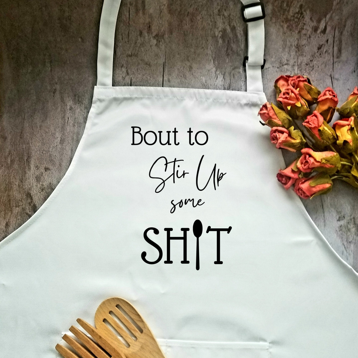 Funny Adjustable Kitchen or BBQ Apron, Sarcastic Gift for the Cook or Griller, Kitchen Gifts, Bib Apron with Pockets, Funny Taco Lover Apron