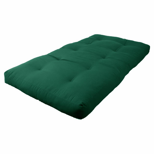 Blazing Needles Renewal 6-inch Twill Twin-size Futon Mattress - Forest Green