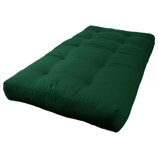 Blazing Needles Renewal 7-inch Twill Twin-size Futon Mattress - Forest Green