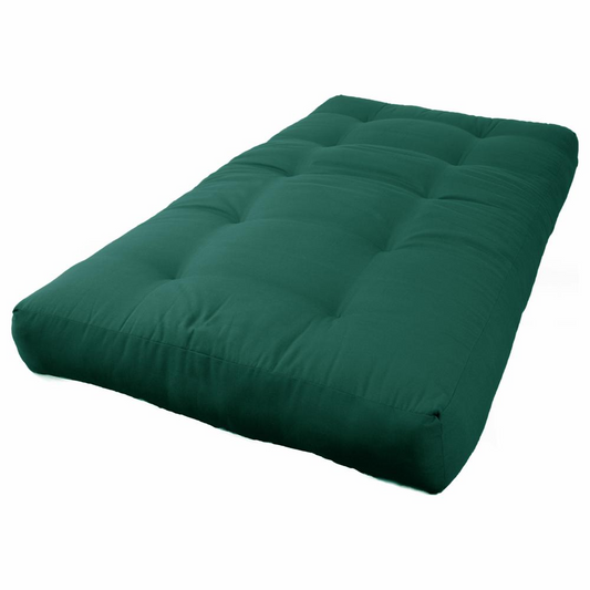 Blazing Needles Renewal 8-inch Twill Twin-size Futon Mattress - Forest Green