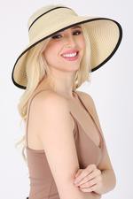 STRAW VISOR SUN HAT