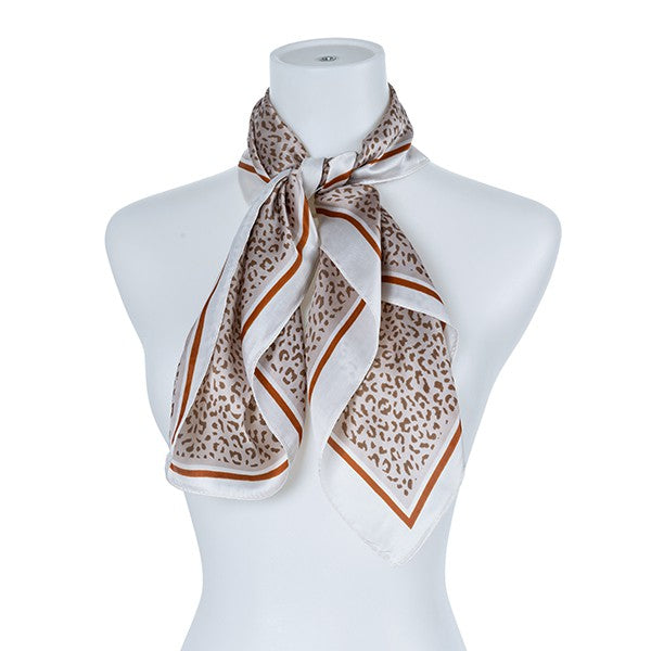 LEOPARD SILK SCARF