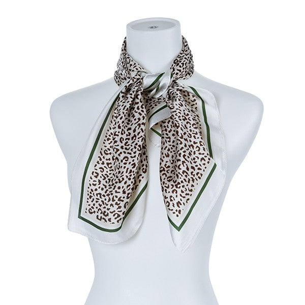 LEOPARD SILK SCARF