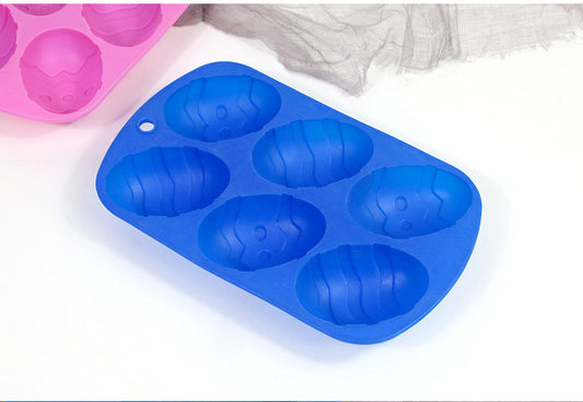 Six Egg Easter Silicone Cake Moulds Home Baking Tools