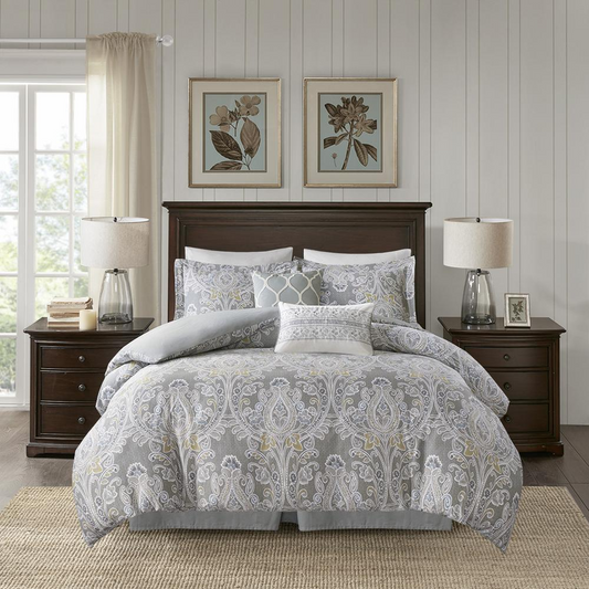 6 Piece Cotton Comforter Set