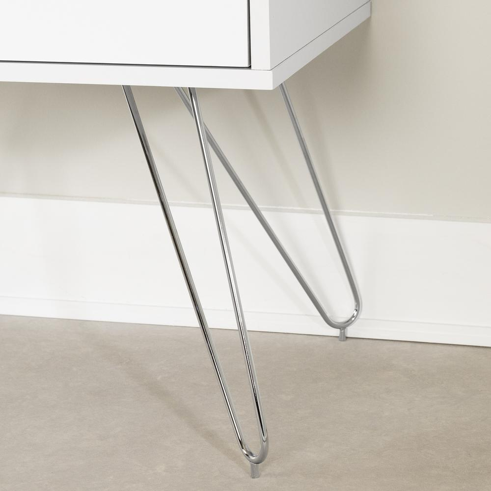 Slendel Nightstand, Pure White