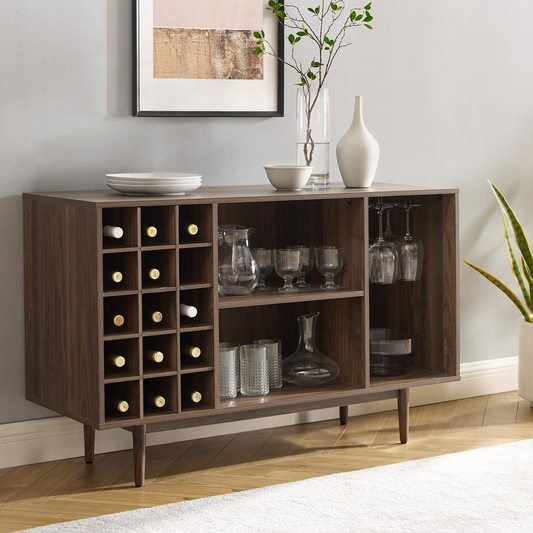 Liam Wine Storage Sideboard Walnut