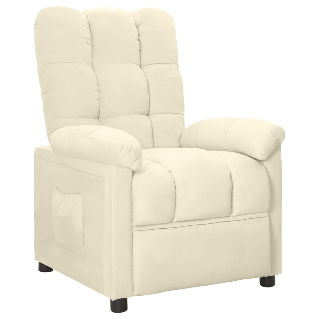 Recliner Cream Fabric