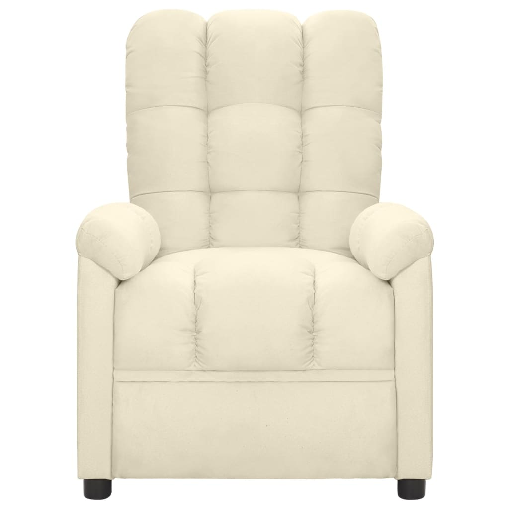 Recliner Cream Fabric