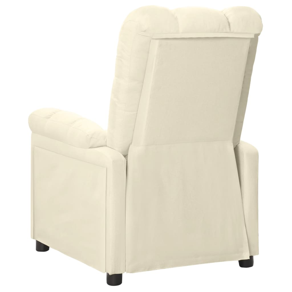 Recliner Cream Fabric