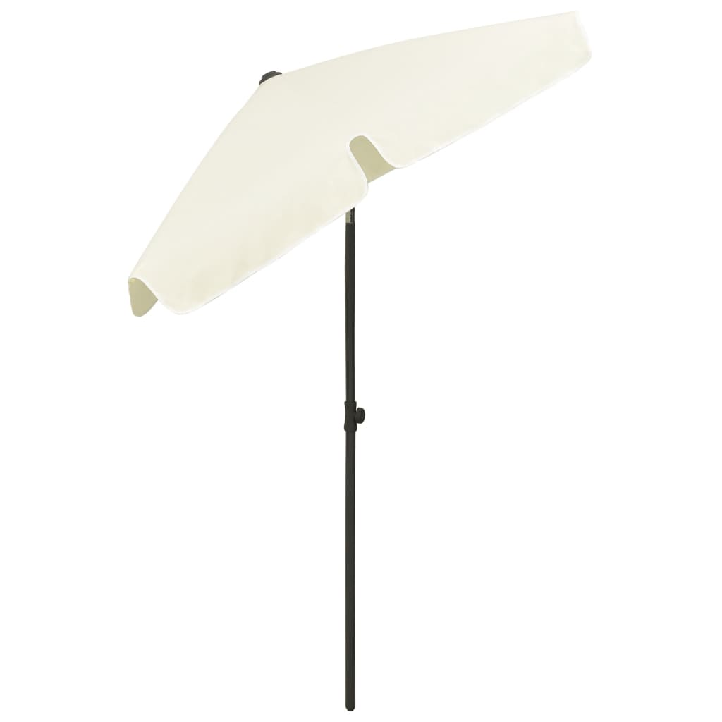 vidaXL Beach Umbrella Sand Yellow 70.9"x47.2"