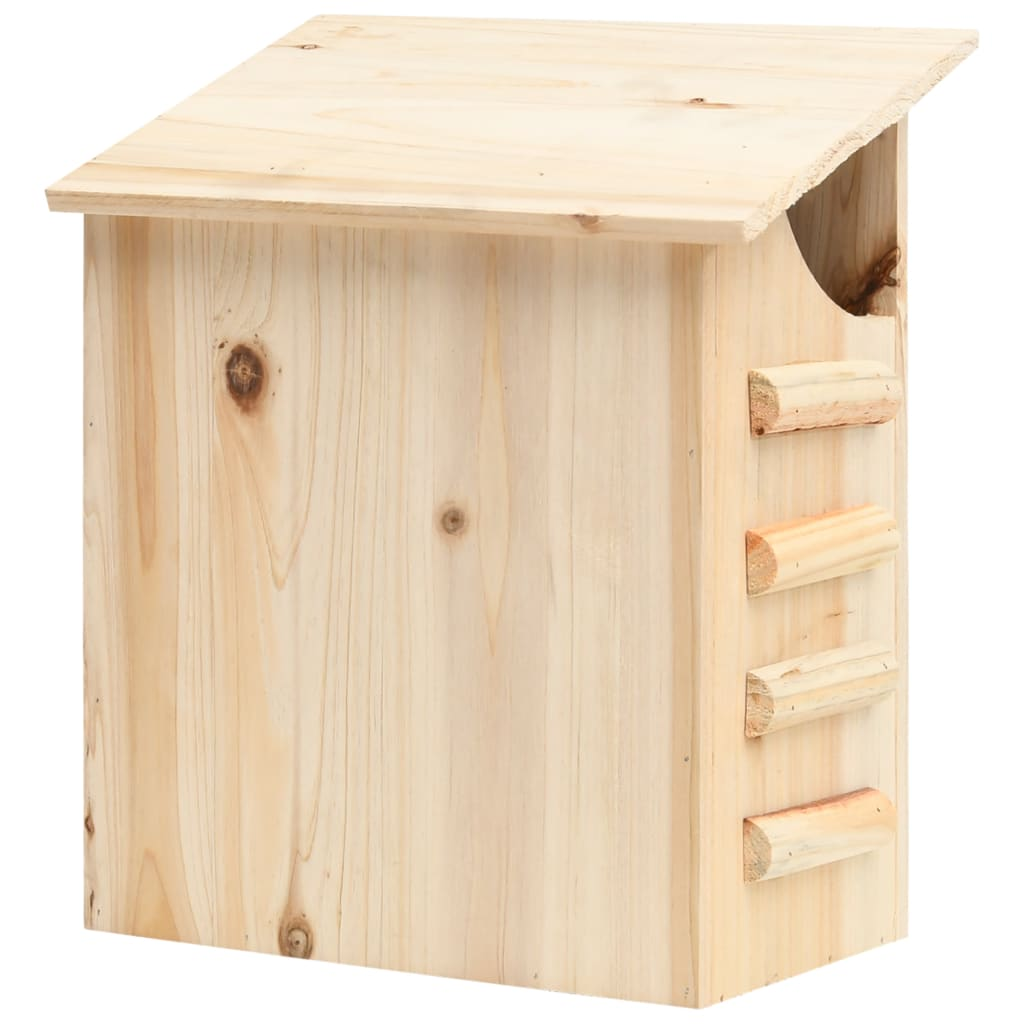 vidaXL Bat House Solid Firwood 11.8"x7.9"x15"