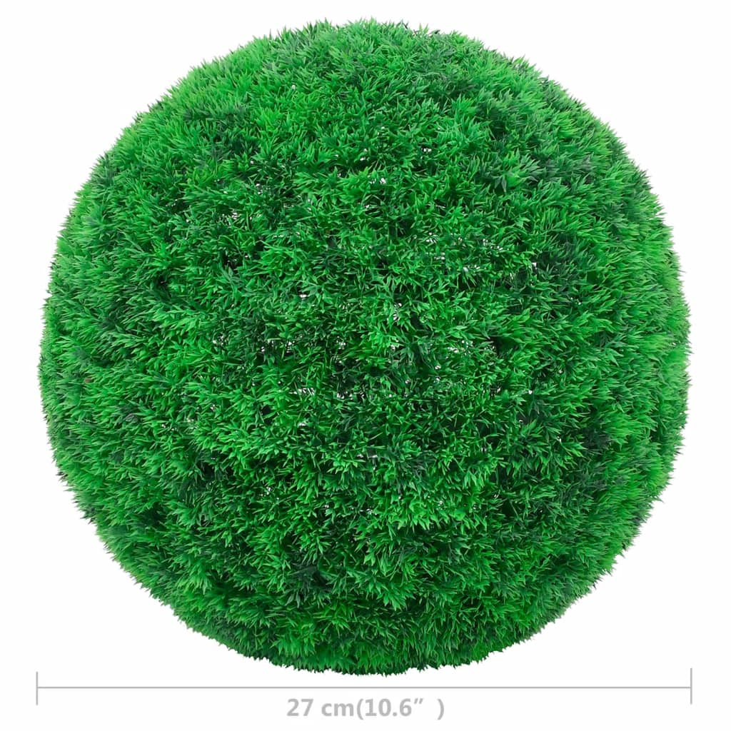 vidaXL Artificial Boxwood Balls 2 pcs 10.6"