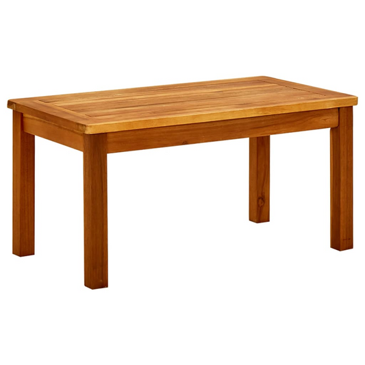 vidaXL Patio Coffee Table 27.6"x15.7"x14.2" Solid Acacia Wood