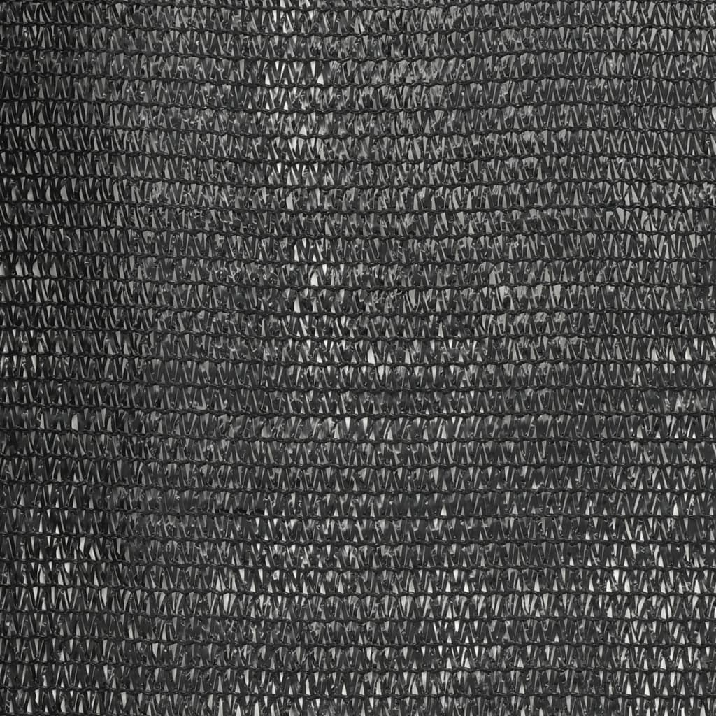 vidaXL Privacy Net HDPE 6.6'x82' Black