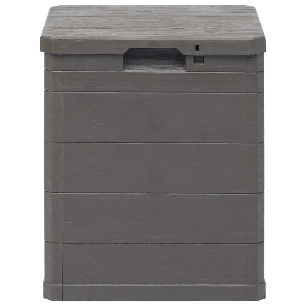 vidaXL Patio Storage Box 23.8 gal Brown