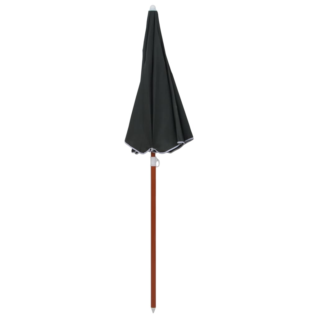 vidaXL Parasol with Steel Pole 70.9" Anthracite