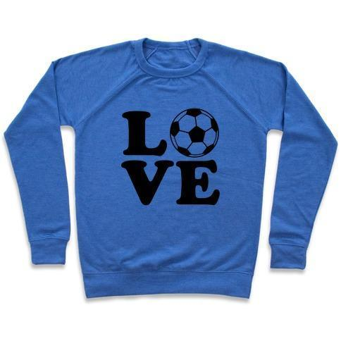 LOVE SOCCER CREWNECK SWEATSHIRT