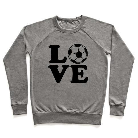 LOVE SOCCER CREWNECK SWEATSHIRT