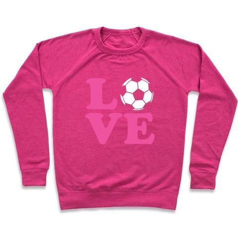 LOVE SOCCER CREWNECK SWEATSHIRT