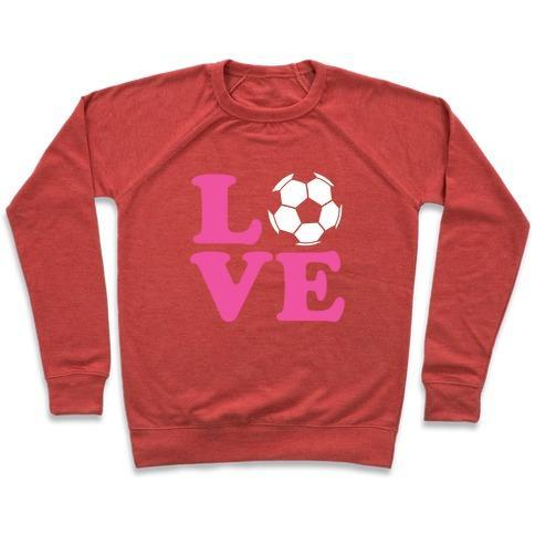 LOVE SOCCER CREWNECK SWEATSHIRT