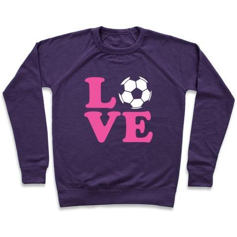 LOVE SOCCER CREWNECK SWEATSHIRT