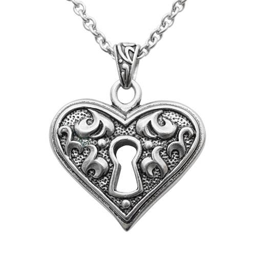 Controse Bejeweled Heart Necklace