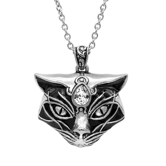 Controse Black Magic Cat�s Head Necklace