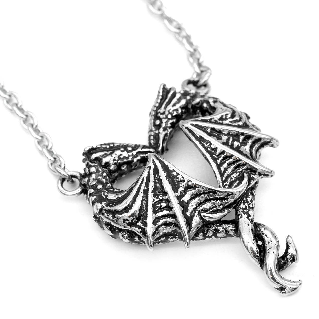 Controse Steamin� Hot Love Dragon Heart Necklace