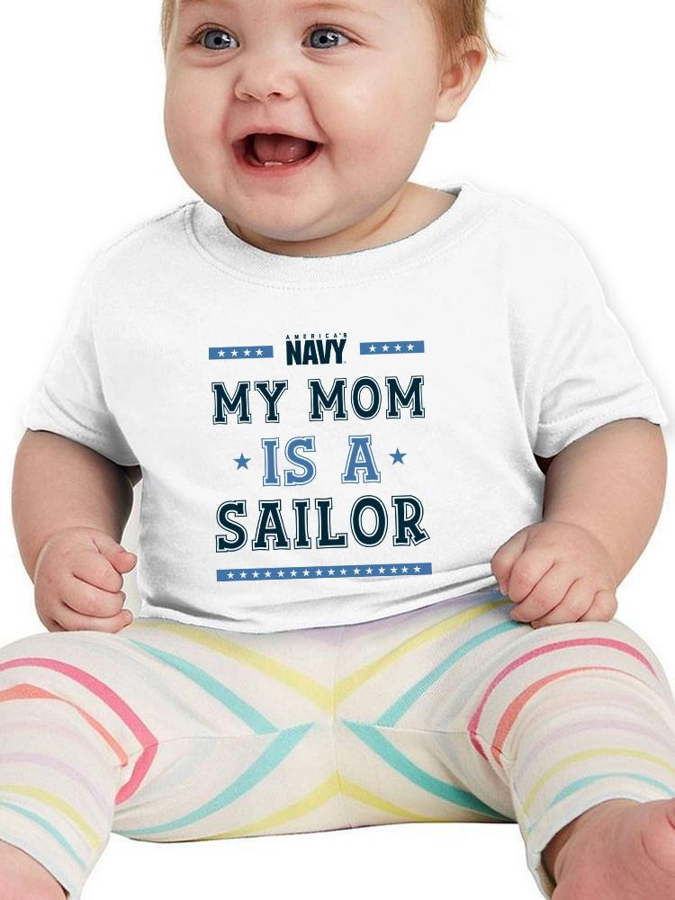 My Mom Is A Sailor Bodysuit -Navy Designs