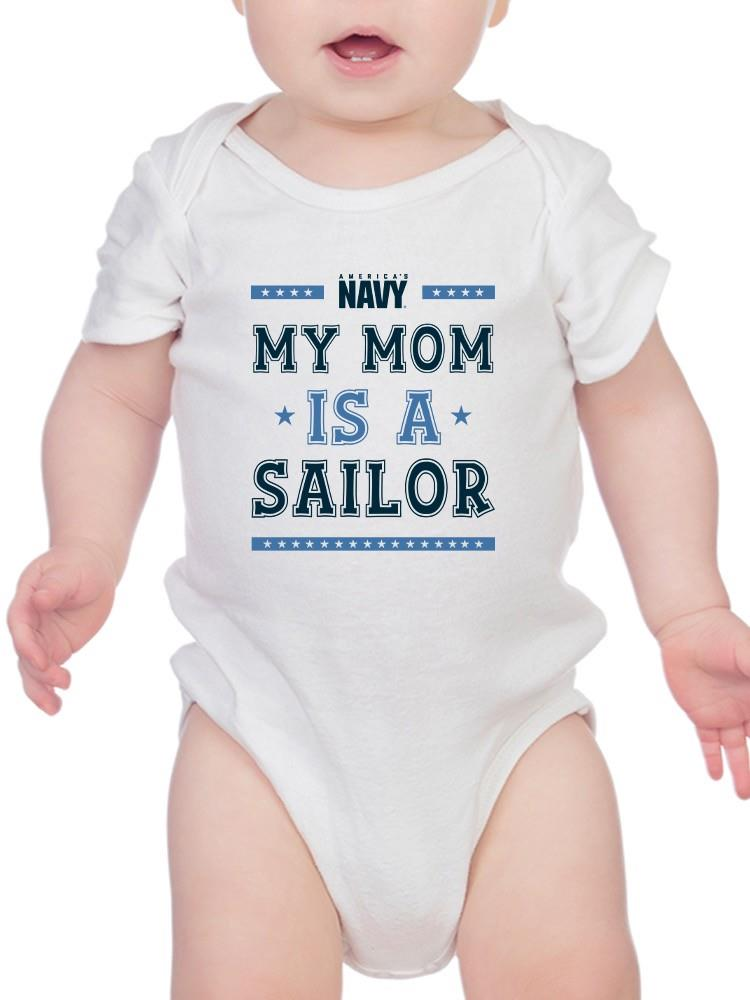 My Mom Is A Sailor Bodysuit -Navy Designs