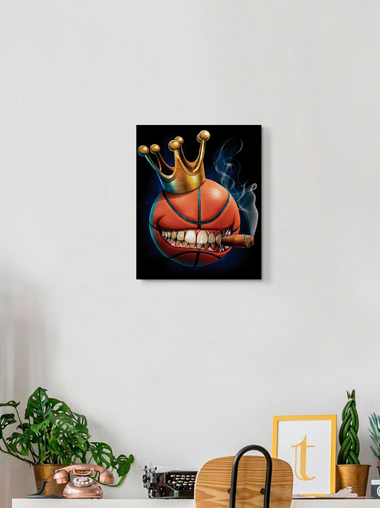 Cigar Basketball Wall Art -Tom Wood Designs