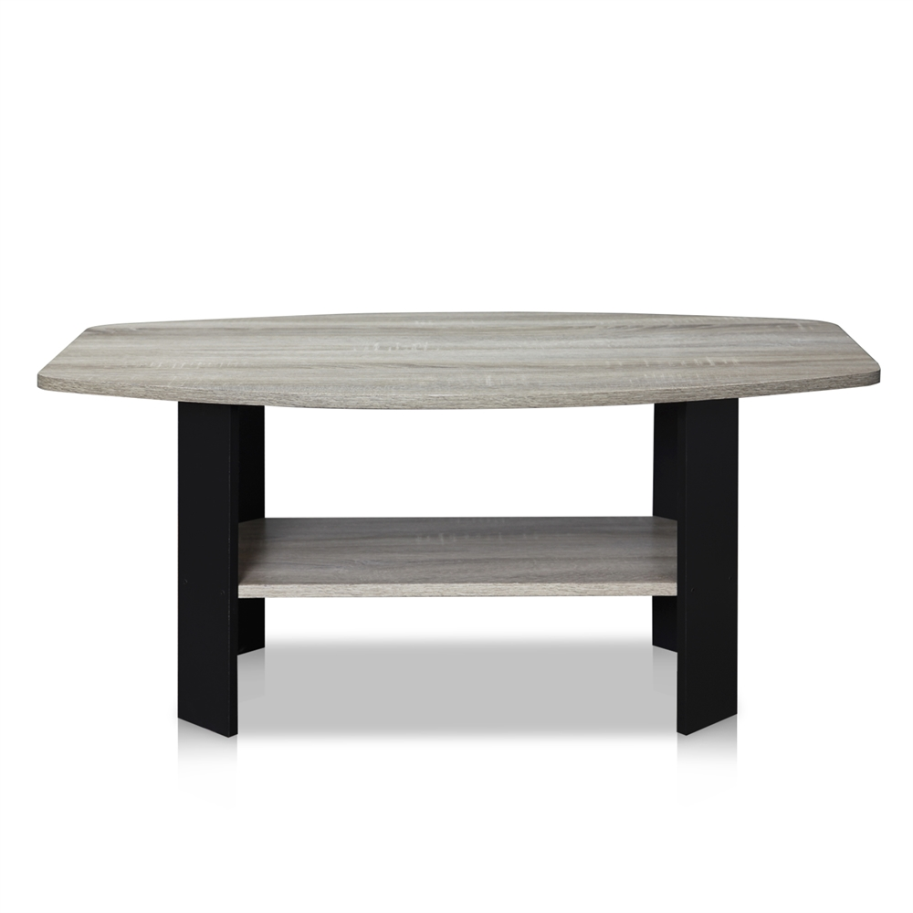 Simple Design Coffee Table, Oak Grey/Black