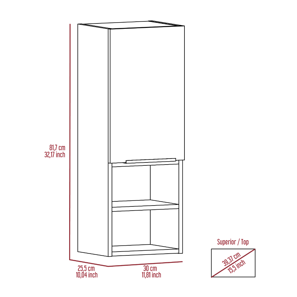 Medicine Cabinet  Hazelton,Bathroom, Smokey Oak Finish