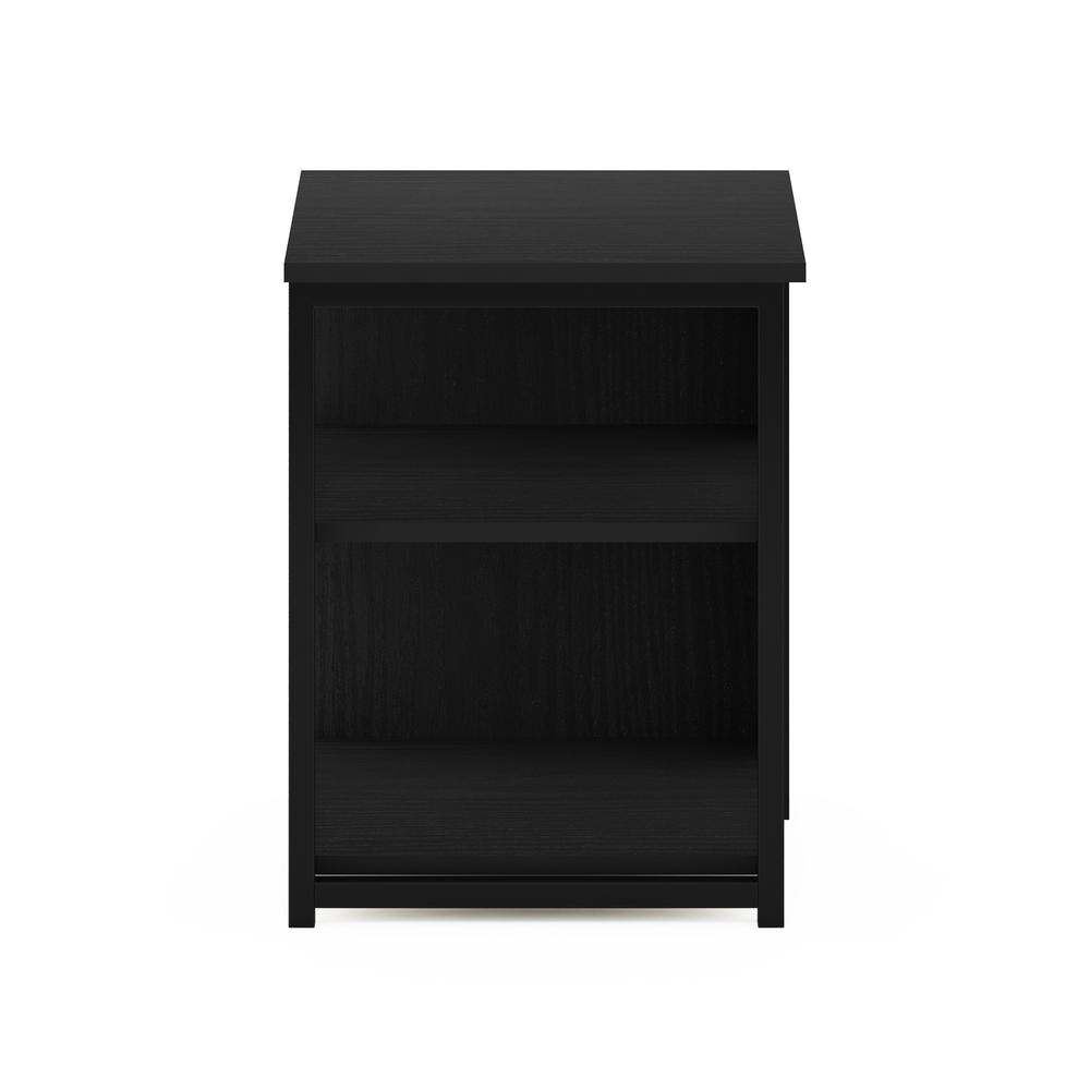 Modern Living End Table, Americano/Black