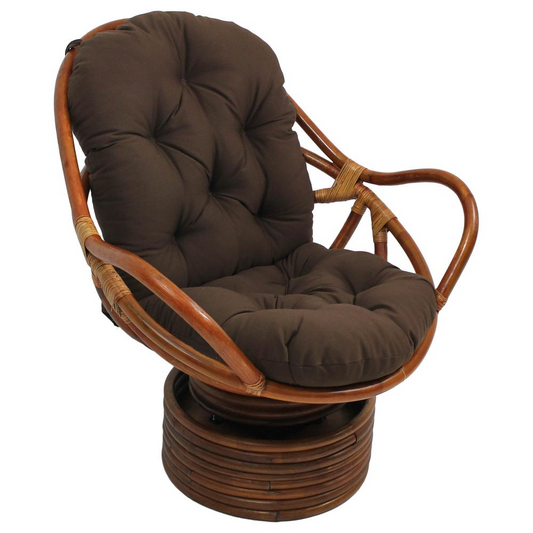 Swivel Rocker with Twill Cushion