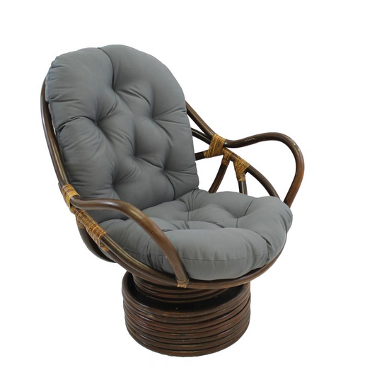 Swivel Rocker with Twill Cushion