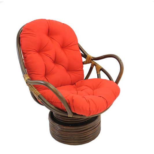 Swivel Rocker with Twill Cushion