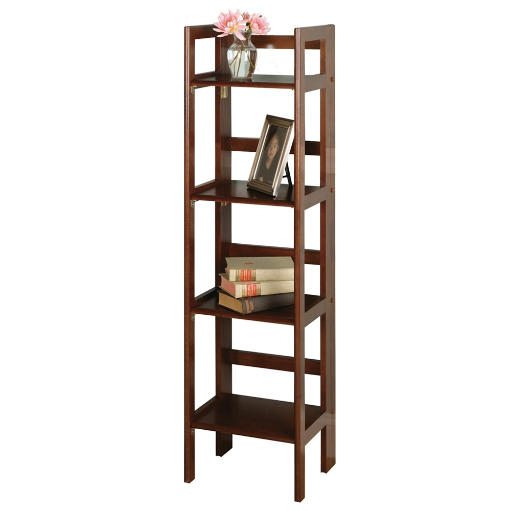 Terry Folding Bookcase Antique Walnut