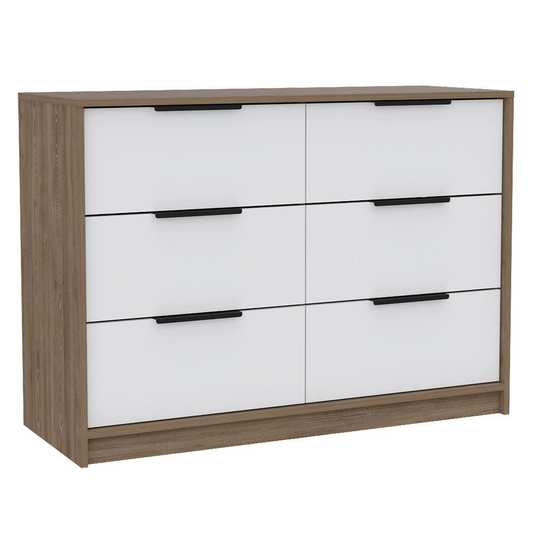 Egeo 4 Drawers Dresser Pine-White