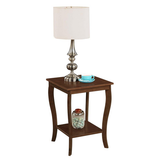 American Heritage Square End Table, Espresso