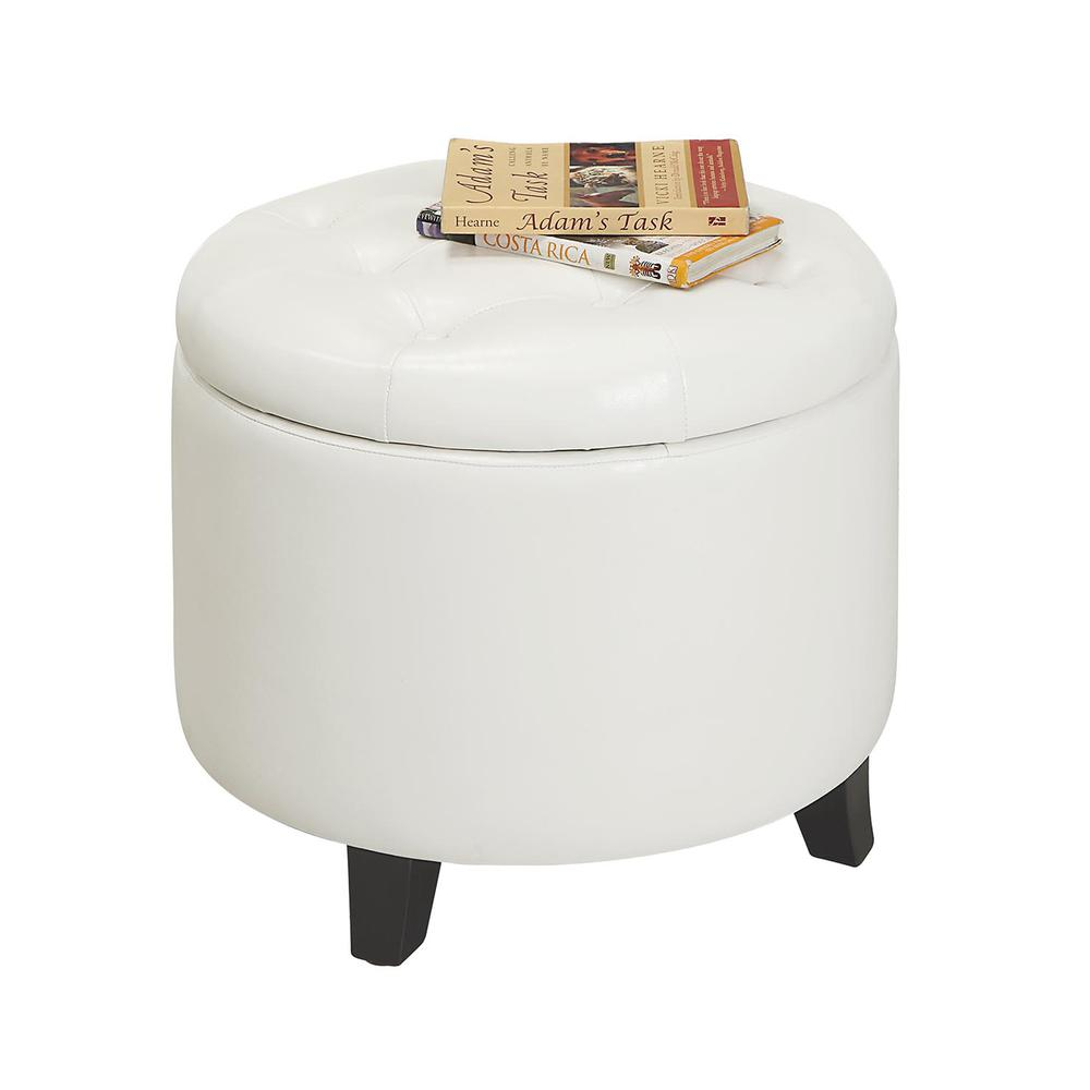 Designs4Comfort Round Ottoman