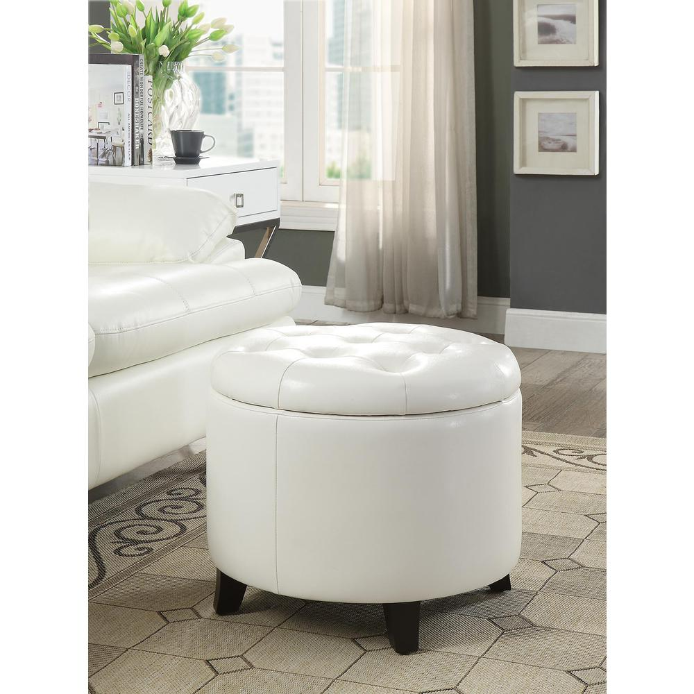 Designs4Comfort Round Ottoman