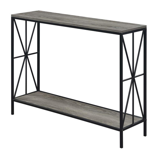 Tucson Starburst Console Table with Shelf