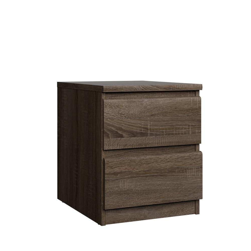 Scottsdale 2 Drawer Nightstand, Truffle